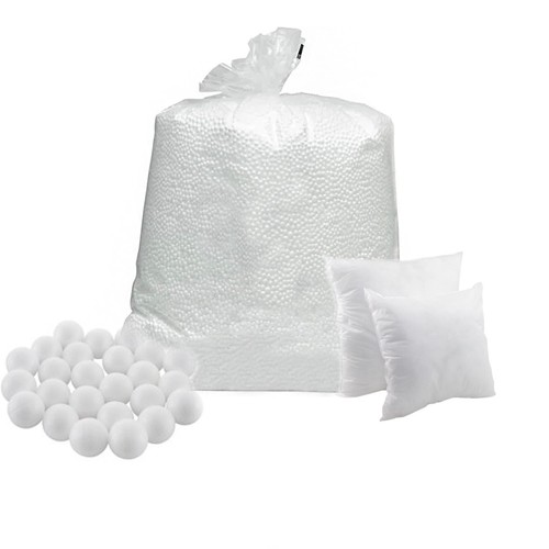 Cubic white polystyrene - white,